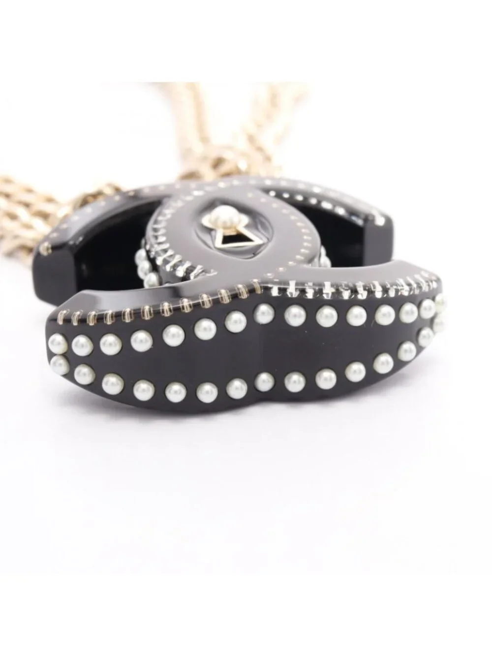 Chanel Choker CC Logo Padlock Motif Necklace